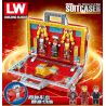 LW 2092 non  VALI NGƯỜI SẮT bộ đồ chơi xếp lắp ráp ghép mô hình Marvel Super Heroes Siêu Anh Hùng Marvel 516 khối