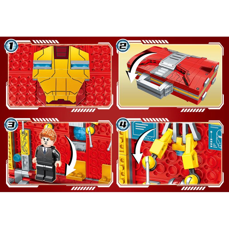 LW 2092 non  VALI NGƯỜI SẮT bộ đồ chơi xếp lắp ráp ghép mô hình Marvel Super Heroes Siêu Anh Hùng Marvel 516 khối LW 2092 non  VALI NGƯỜI SẮT bộ đồ chơi xếp lắp ráp ghép mô hình Marvel Super Heroes Siêu Anh Hùng Marvel 516 khối