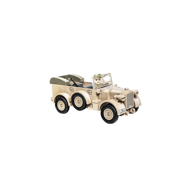 COBI CHARACTER BUILDING 2256 non Lego MÁY VẬN CHUYỂN HORCH 901 bộ đồ chơi xếp lắp ráp ghép mô hình Military Army 1937 HORCH 901 KFZ.15 Quân Sự Bộ Đội 178 khối