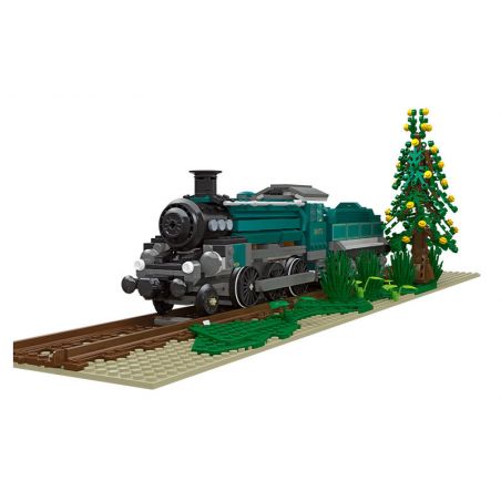 JIESTAR 59020 non  ĐẦU MÁY DORIS bộ đồ chơi xếp lắp ráp ghép mô hình Creator Expert RETRO STEAM TRAIN Chuyên Gia Sáng Tạo 1031 khối