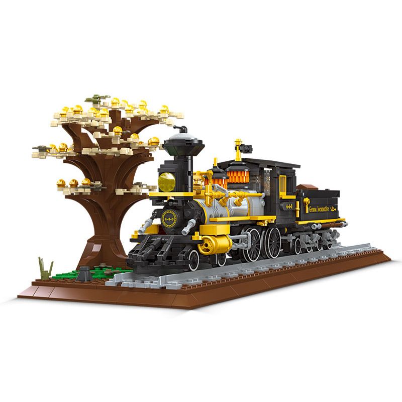 JIESTAR 59010 non Lego ĐẦU MÁY GENOA 4-4-0 bộ đồ chơi xếp lắp ráp ghép mô hình Creator Expert GENOA LOCOMOTIVE Chuyên Gia Sáng Tạo 950 khối