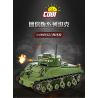 COBI CHARACTER BUILDING 2715 non  XE TĂNG SHERMAN M4A1 tỷ lệ 1:48 bộ đồ chơi xếp lắp ráp ghép mô hình Military Army Quân Sự Bộ Đội 312 khối