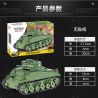 COBI CHARACTER BUILDING 2715 non  XE TĂNG SHERMAN M4A1 tỷ lệ 1:48 bộ đồ chơi xếp lắp ráp ghép mô hình Military Army Quân Sự Bộ Đội 312 khối