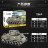 COBI CHARACTER BUILDING 2711 non  XE TĂNG SHERMAN M4A3E8 tỷ lệ 1:48 bộ đồ chơi xếp lắp ráp ghép mô hình Military Army M4A3E8 SHERMAN Quân Sự Bộ Đội 320 khối