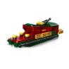 JIESTAR 36203 non  MÔ HÌNH TÀU NHỎ NANHU RED BOAT bộ đồ chơi xếp lắp ráp ghép mô hình 153 khối