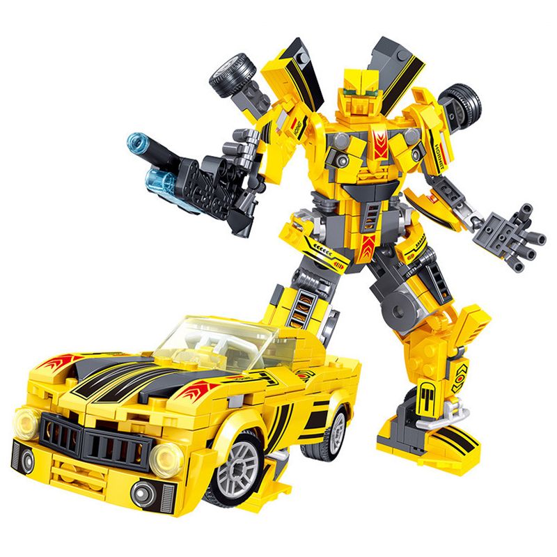 ZHEGAO QL0732 0732 non Lego ONG VÒ VẼ bộ đồ chơi xếp lắp ráp ghép mô hình Movie & Game MORPHING MECHA Phim Và Trò Chơi 312 khối