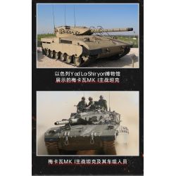 COBI CHARACTER BUILDING 2621 non  XE TĂNG MERKAVA MKI tỷ lệ 1:35 bộ đồ chơi xếp lắp ráp ghép mô hình Marvel Super Heroes MERKAVA MK.I/II Siêu Anh Hùng Marvel 825 khối