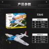 COBI CHARACTER BUILDING 5719 non  MÁY BAY CHIẾN ĐẤU MUSTANG P51D CỦA MỸ tỷ lệ 1:32 bộ đồ chơi xếp lắp ráp ghép mô hình Military Army P-51D MUSTANG Quân Sự Bộ Đội 304 khối