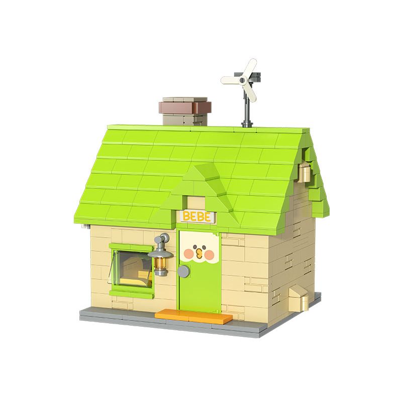 TOP TOY 60036 non Lego CHÚ VẸT NHỎ CABIN CỦA BEBE bộ đồ chơi xếp lắp ráp ghép mô hình Movie & Game LITTLE PARROT BEBE Phim Và Trò Chơi 577 khối