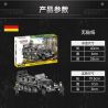 COBI CHARACTER BUILDING 2275 non  XE TẢI NỬA ĐƯỜNG TẤN PHIÊN BẢN MÀU ĐEN NGẦU CỦA ĐỨC tỷ lệ 1:35 bộ đồ chơi xếp lắp ráp ghép mô hình Military Army SD.KFZ.7 HALF-TRACK Quân Sự Bộ Đội 439 khối