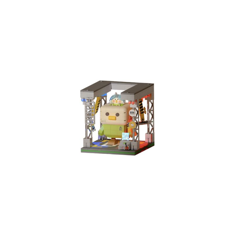 TOP TOY 60035 non  CON CHIM ROBOT CỦA CHÚ VẸT NHỎ BEBE bộ đồ chơi xếp lắp ráp ghép mô hình Movie & Game LITTLE PARROT BEBE Phim Và Trò Chơi 455 khối