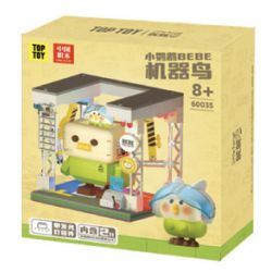 TOP TOY 60035 non  CON CHIM ROBOT CỦA CHÚ VẸT NHỎ BEBE bộ đồ chơi xếp lắp ráp ghép mô hình Movie & Game LITTLE PARROT BEBE Phim Và Trò Chơi 455 khối