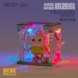 TOP TOY 60035 non  CON CHIM ROBOT CỦA CHÚ VẸT NHỎ BEBE bộ đồ chơi xếp lắp ráp ghép mô hình Movie & Game LITTLE PARROT BEBE Phim Và Trò Chơi 455 khối