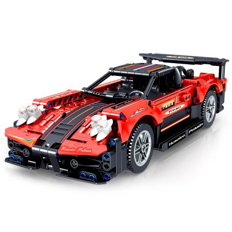 ZHEGAO QL1248 1248 non  XE THỂ THAO PAGANI LÙI bộ đồ chơi xếp lắp ráp ghép mô hình  Kỹ Thuật Công Nghệ Cao Mô Hình Phương Tiện 508 khối