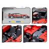 ZHEGAO QL1248 1248 non  XE THỂ THAO PAGANI LÙI bộ đồ chơi xếp lắp ráp ghép mô hình  Kỹ Thuật Công Nghệ Cao Mô Hình Phương Tiện 508 khối