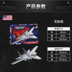 COBI CHARACTER BUILDING 5811 non  MÁY BAY CHIẾN ĐẤU F14 TOMCAT PHIÊN BẢN SÚNG HÀNG ĐẦU tỷ lệ 1:48 bộ đồ chơi xếp lắp ráp ghép mô hình Military Army F-14A TOMCAT Quân Sự Bộ Đội 754 khối