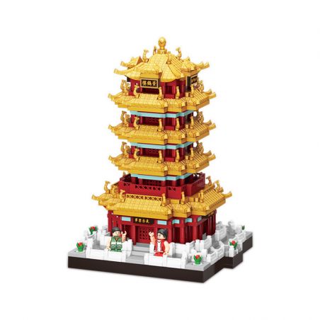 MOYU BLOCK MY92044 92044 non  HOÀNG HẠC THÁP bộ đồ chơi xếp lắp ráp ghép mô hình 1584 khối