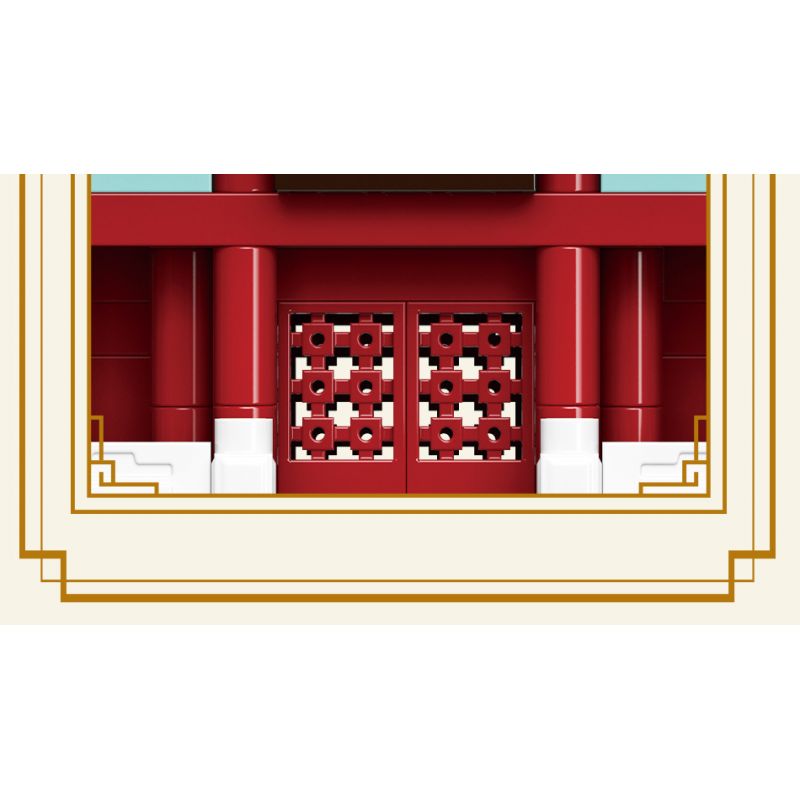 MOYU BLOCK MY92044 92044 non  HOÀNG HẠC THÁP bộ đồ chơi xếp lắp ráp ghép mô hình 1584 khối