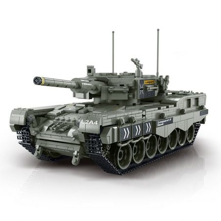 MorkModel 027001 Mork Model 027001 non  XE TĂNG PANTHER bộ đồ chơi xếp lắp ráp ghép mô hình Military Army Quân Sự Bộ Đội 1756 khối