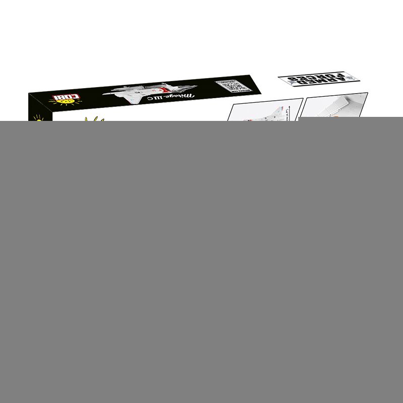 COBI CHARACTER BUILDING 5826 non  MÁY BAY TIÊM KÍCH MIRAGE IIIC CỦA PHÁP tỷ lệ 1:48 bộ đồ chơi xếp lắp ráp ghép mô hình Frozen DASSAULT MIRAGE III C Nữ Hoàng Băng Giá 436 khối