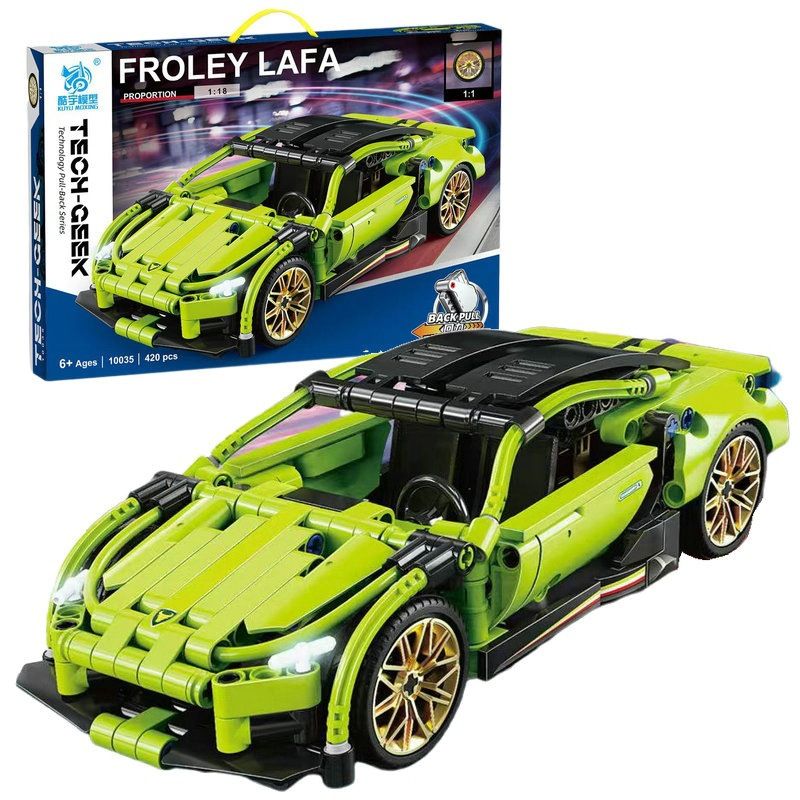 ITS K0035 0035 KUYU MOXING 10035 non  LAMBORGHINI XE THỂ THAO LÙI tỷ lệ 1:18 bộ đồ chơi xếp lắp ráp ghép mô hình  Kỹ Thuật Công Nghệ Cao Mô Hình Phương Tiện 540 khối