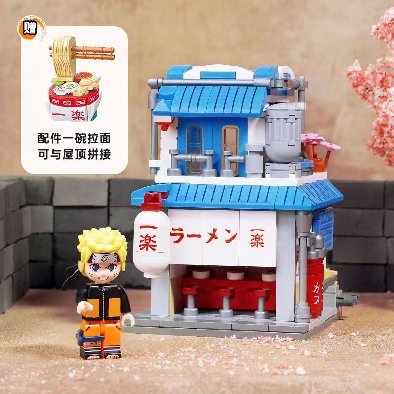 KEEPPLEY K20515 20515 non Lego ICHIRAKU RAMEN STREET VIEW CỦA KONOHA HIDDEN VILLAGE ??? HỎA QUỐC bộ đồ chơi xếp lắp ráp ghép mô hình