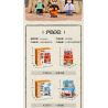 KEEPPLEY K20515 20515 non  ICHIRAKU RAMEN STREET VIEW CỦA KONOHA HIDDEN VILLAGE ??? HỎA QUỐC bộ đồ chơi xếp lắp ráp ghép mô hình