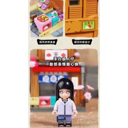 KEEPPLEY K20515 20515 non  ICHIRAKU RAMEN STREET VIEW CỦA KONOHA HIDDEN VILLAGE ??? HỎA QUỐC bộ đồ chơi xếp lắp ráp ghép mô hình