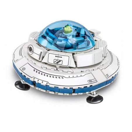 FAIR 8059 non  ĐĨA BAY bộ đồ chơi xếp lắp ráp ghép mô hình SPACE DREAM 1003 khối