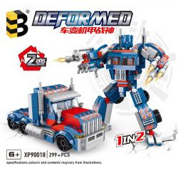 B BRAND XP90018 90018 non  XE THÀNH MECH THẦN CHIẾN TRANH bộ đồ chơi xếp lắp ráp ghép mô hình Movie & Game DEFORMED Phim Và Trò Chơi 299 khối