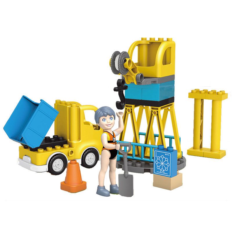 MouldKing 53003 Mould King 53003 non Lego XE KỸ THUẬT QUÁN TÍNH bộ đồ chơi xếp lắp ráp ghép mô hình Pre-School ENGINEERING VEHICLE Mẫu Giáo