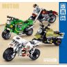 ZHEGAO QL0754 0754 non  4 XE MÁY bộ đồ chơi xếp lắp ráp ghép mô hình Motorcycle Motorbike Xe Hai Bánh 722 khối