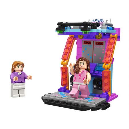 JIESTAR 20333 non  MÁY NHẢY VUI VẺ bộ đồ chơi xếp lắp ráp ghép mô hình Dream Town Thị Trấn Mộng Mơ 105 khối