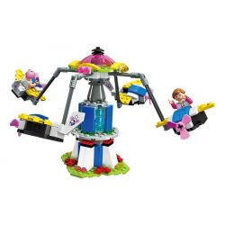 JIESTAR 20322 non  MÁY BAY QUAY bộ đồ chơi xếp lắp ráp ghép mô hình Dream Town Thị Trấn Mộng Mơ 266 khối