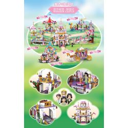 ZHEGAO QL1195 1195 non  LÂU ĐÀI WINDSOR bộ đồ chơi xếp lắp ráp ghép mô hình Medieval Castle WINDSOR CASTLE Chiến Tranh Trung Cổ 887 khối