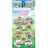 ZHEGAO QL1194 1194 non  ĐƯỜNG TRƯỢT LÂU ĐÀI WINDSOR bộ đồ chơi xếp lắp ráp ghép mô hình Girl WINDSOR CASTLE Con Gái 711 khối