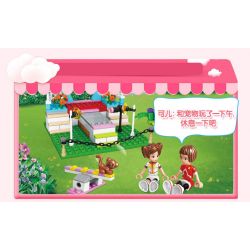 JIESTAR 20373 non  CHƯƠNG TRÌNH THÚ CƯNG bộ đồ chơi xếp lắp ráp ghép mô hình Oriental Keer Modern Academy PET SHOW 231 khối