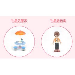 JIESTAR 20371 non  QUẦY ĐỒ UỐNG LẠNH bộ đồ chơi xếp lắp ráp ghép mô hình Oriental Keer Modern Academy COLD DRINK 147 khối