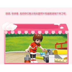 JIESTAR 20370 non  CÔNG VIÊN TRƯỢT BĂNG bộ đồ chơi xếp lắp ráp ghép mô hình Oriental Keer Modern Academy SKATE PARK 136 khối