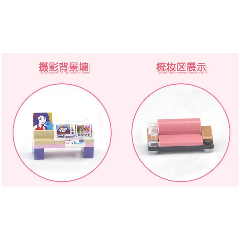 JIESTAR 20369 non  STUDIO CHỤP ???NH bộ đồ chơi xếp lắp ráp ghép mô hình Oriental Keer Modern Academy PHOTOGRAPHY 160 khối