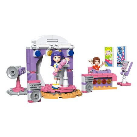 JIESTAR 20368 non  BAN NHẠC NHỎ bộ đồ chơi xếp lắp ráp ghép mô hình Oriental Keer Modern Academy MINI BAND 149 khối