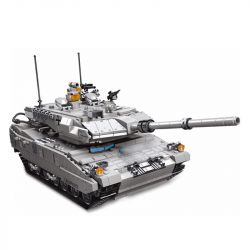 JIESTAR 61036 non  XE TĂNG PANTHER bộ đồ chơi xếp lắp ráp ghép mô hình LEOPARD 2A7 1498 khối