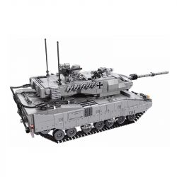 JIESTAR 61036 non  XE TĂNG PANTHER bộ đồ chơi xếp lắp ráp ghép mô hình LEOPARD 2A7 1498 khối