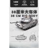 JIESTAR 61036 non  XE TĂNG PANTHER bộ đồ chơi xếp lắp ráp ghép mô hình LEOPARD 2A7 1498 khối