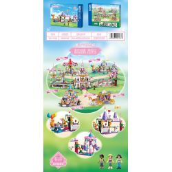 ZHEGAO QL1190 1190 non  PHÒNG VÉ WINDSOR bộ đồ chơi xếp lắp ráp ghép mô hình Girl WINDSOR CASTLE Con Gái 258 khối