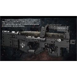 MouldKing 14018 Mould King 14018 non  SÚNG TIỂU LIÊN P90 bộ đồ chơi xếp lắp ráp ghép mô hình Gun P90 SUBMACHINE GUN 1644 khối