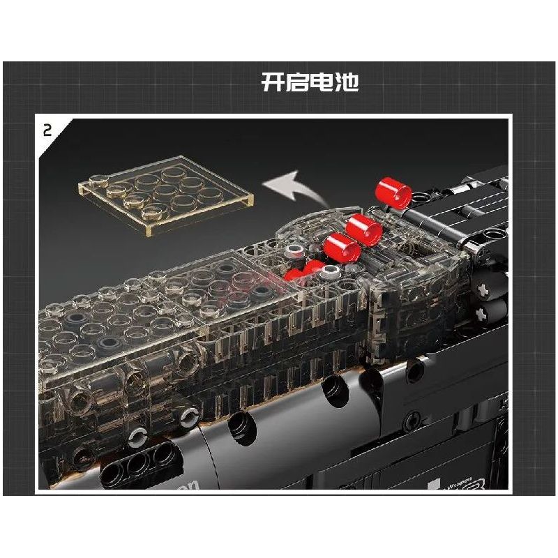 MouldKing 14018 Mould King 14018 non  SÚNG TIỂU LIÊN P90 bộ đồ chơi xếp lắp ráp ghép mô hình Gun P90 SUBMACHINE GUN 1644 khối