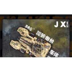 JIESTAR 61035 non  XE TĂNG M850 GRIZZLY bộ đồ chơi xếp lắp ráp ghép mô hình 1270 khối