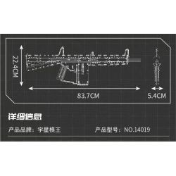 MouldKing 14019 Mould King 14019 non  SÚNG NGẮN TỰ ĐỘNG MPSAA-12 bộ đồ chơi xếp lắp ráp ghép mô hình  AUTO ASSAULT-12 Kỹ Thuật Công Nghệ Cao Mô Hình Phương Tiện 1680 khối