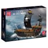 MouldKing 13083 Mould King 13083 non  MÒNG BIỂN bộ đồ chơi xếp lắp ráp ghép mô hình Pirates Of The Caribbean Cướp Biển Vùng Caribe 1288 khối
